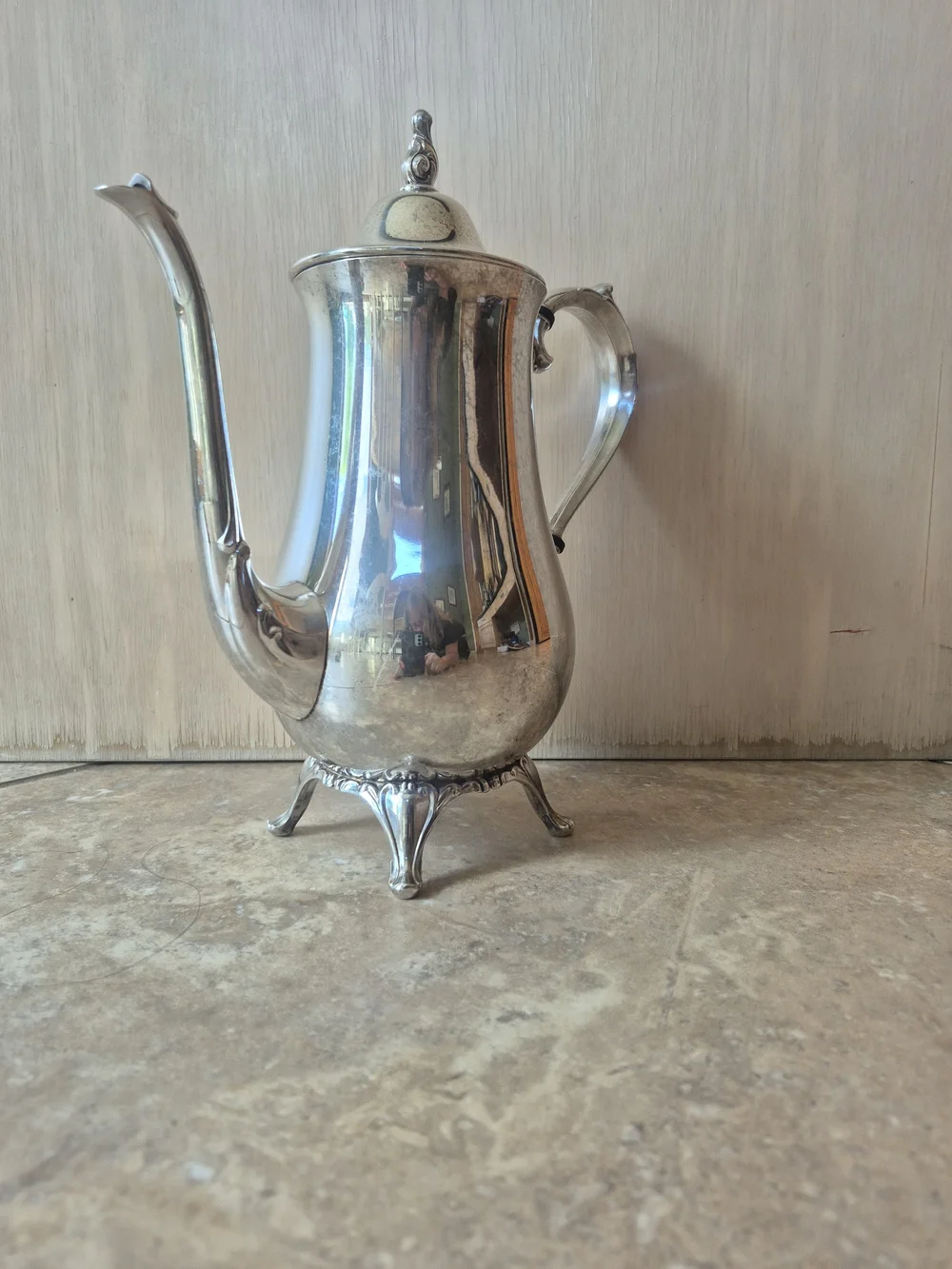 Classic Silverplate Coffee Pot - Polished Silver Finish